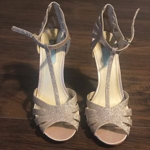 Betsey Johnson Gold Heels
